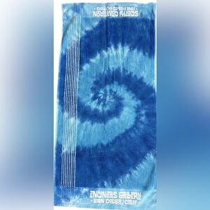 NWT SCOTTY CAMERON GALLERY Blue Tye Dye Large Fine Milled Putters Towel Golf